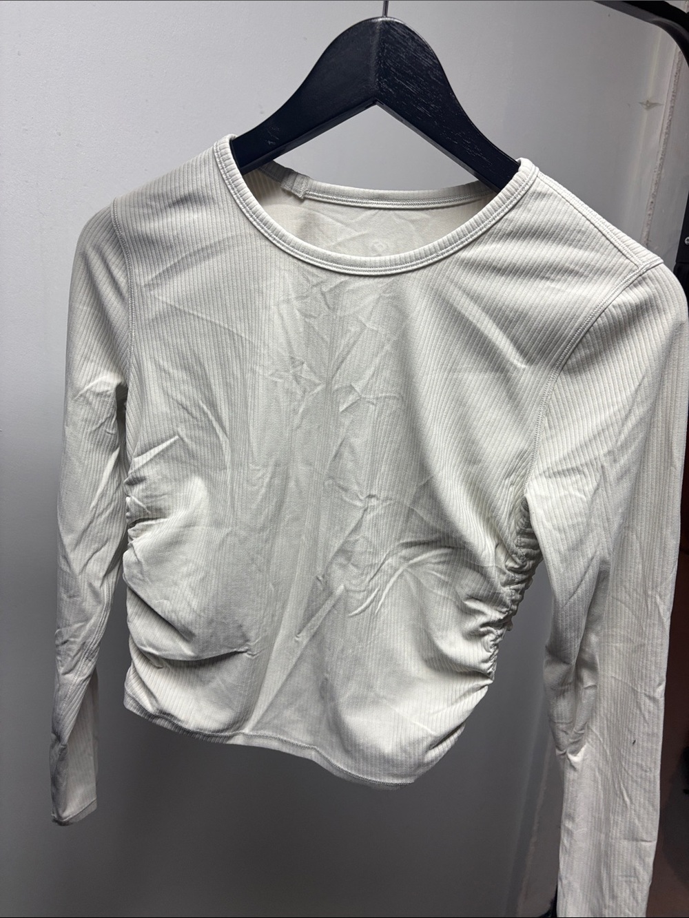 Lululemon All it Takes Ribbed LS (Bone) - Picture 2 of 7
